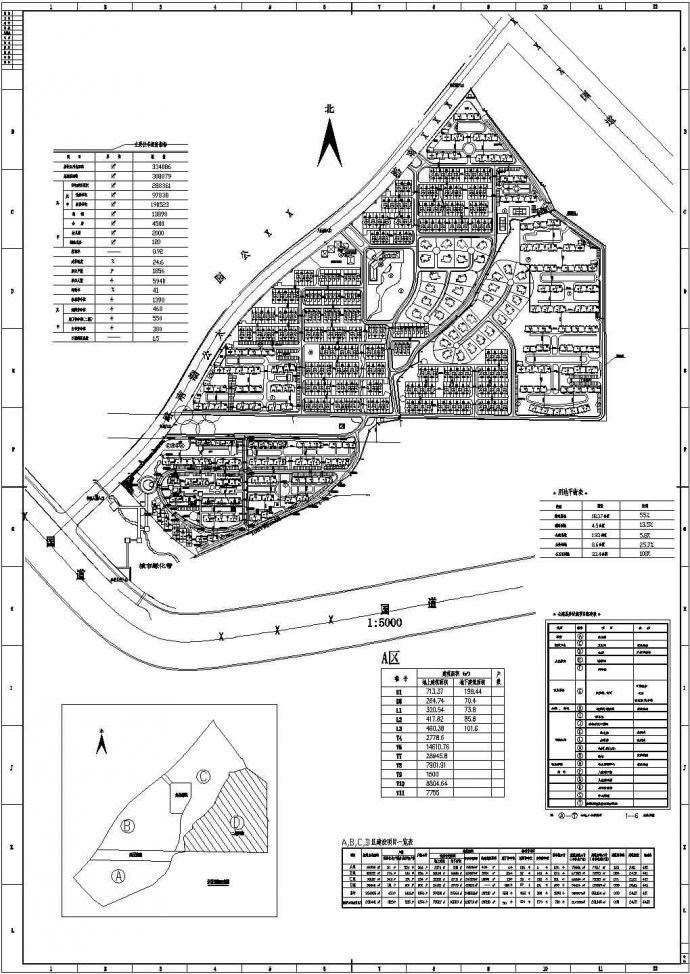 某33公顷居住区详细规划总平面cad图纸_图1