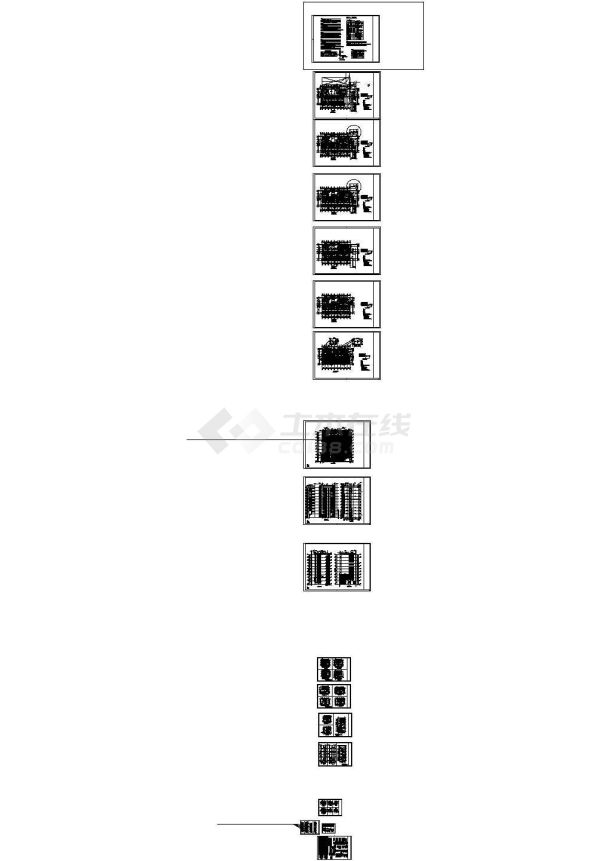 总用地面积8450m建筑设计图纸，全套-图二