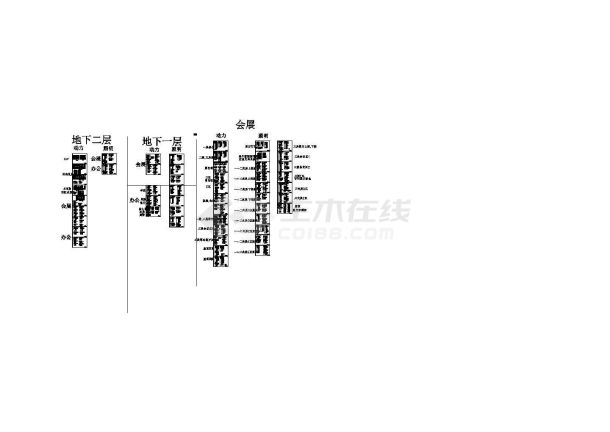 [施工图][浙江]会展商业办公综合体电气设计全套CAD施工图纸，共一百二十三张-图二