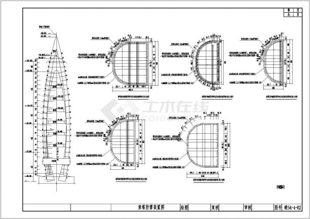 某斜拉桥工程防雷设施设计cad全套施工图（甲级院设计）-图一