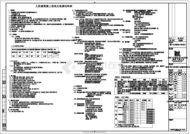 [行政建筑图纸]-[安徽]-滁州质监局施工图一审刻盘-图二