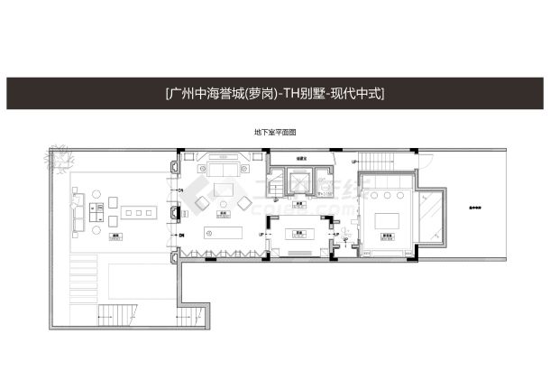 广州现代中式别墅软装方案图【JPG格式 17张】-图一