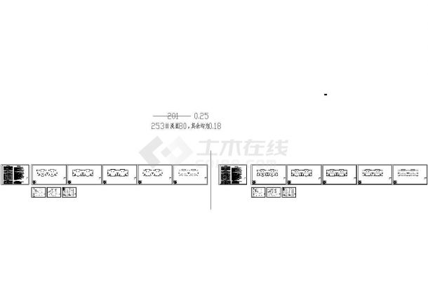 小区商住楼给排水消防施工图纸-图一