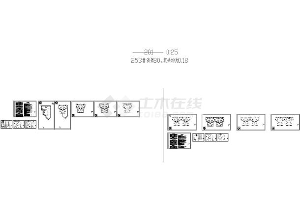 小区商住楼给排水消防施工图纸-图二