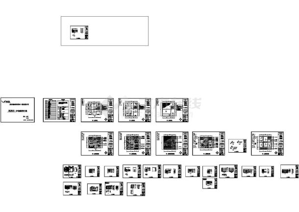 某现代欧式风格别墅建筑设计施工图带效果图-图一