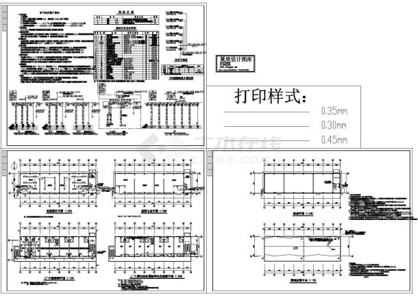 某多层宿舍大楼非常实用电气设计cad图纸-图一