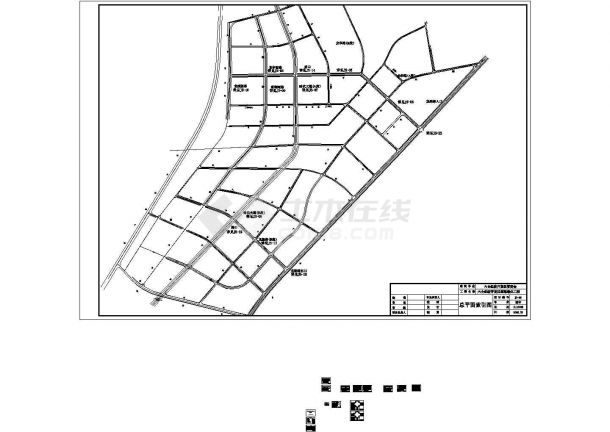 南京某开发区道路绿化工程设计CAD全套设计图-图二