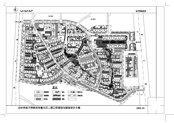 某小区总平面规划图（某甲级院设计）-图一