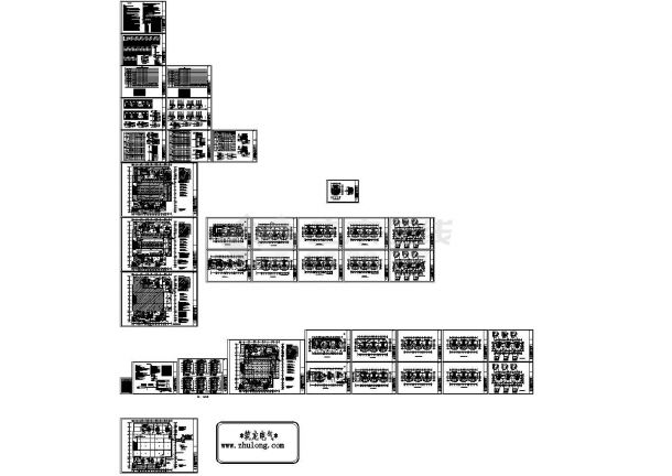温州某村安置房工程电气cad设计施工图纸-图一