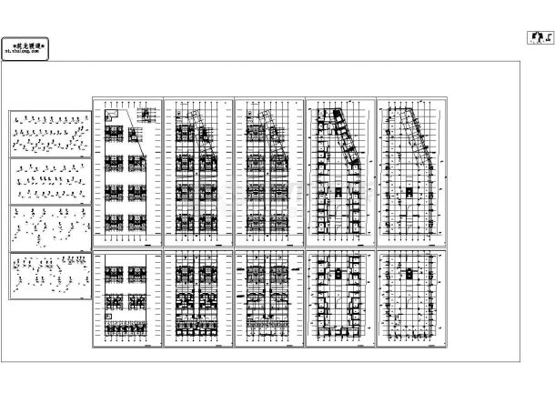 [大连]商住别墅楼采暖通风设计CAD施工图（地面辐射采暖）-图二