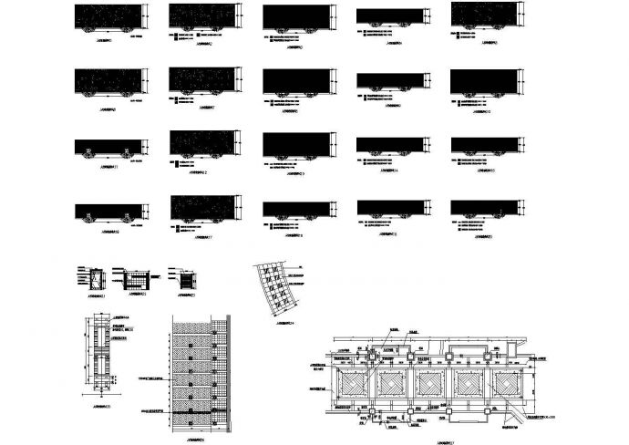某室外人行道27种铺装CAD设计图纸_图1