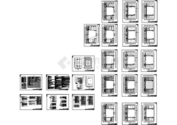 某三层办公楼电气详细设计施工图纸-图二