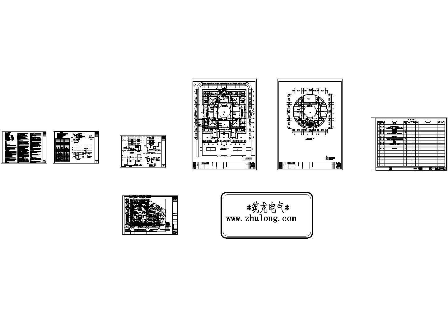 咸宁某博物馆全套电气cad施工图