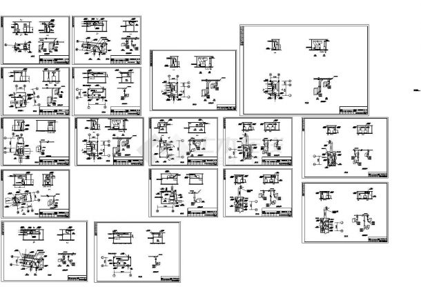 某暖通空调工程空调机房设计cad全套施工大样图（甲级院设计，17张图）-图一