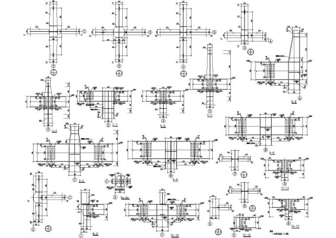 钢框架梁柱连接节点构造详图_图1