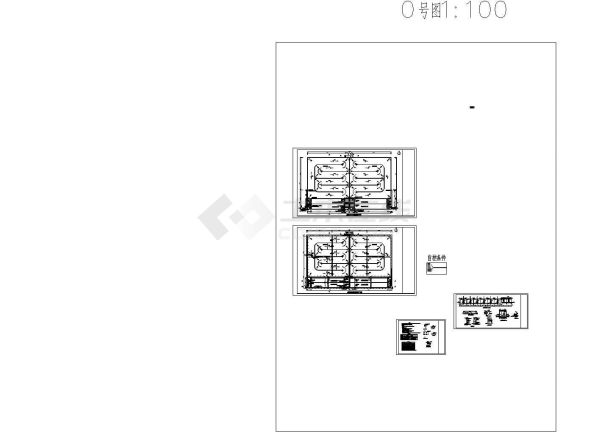 [河北]某工业园区5万吨污水处理厂设计图（水解酸化+CASS+高密度澄清池+转盘滤池）-图一