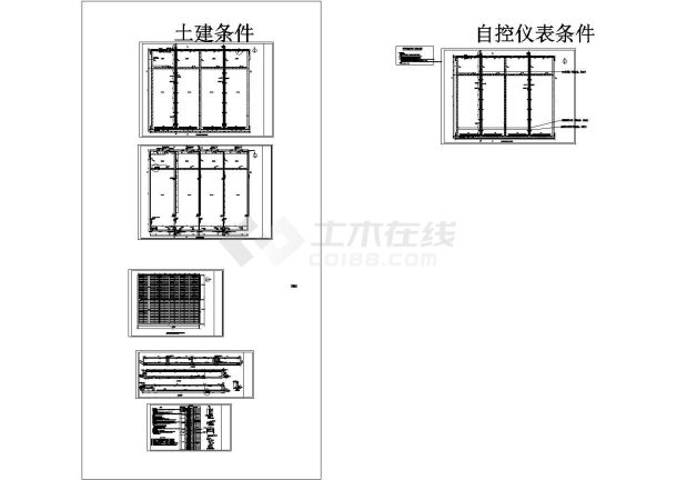 [河北]某工业园区5万吨污水处理厂设计图（水解酸化+CASS+高密度澄清池+转盘滤池）-图二