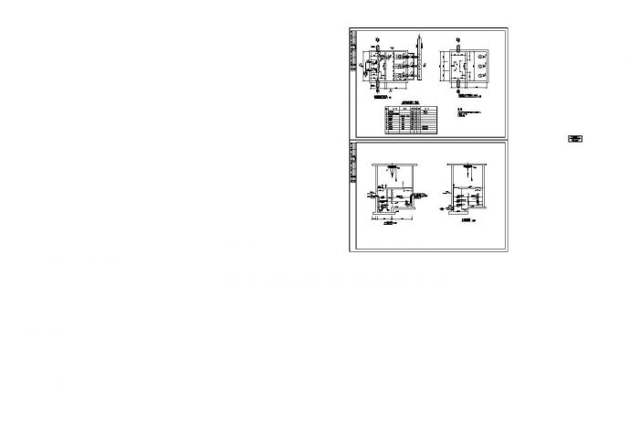 株洲某县污水处理厂设计施工CAD图纸_图1