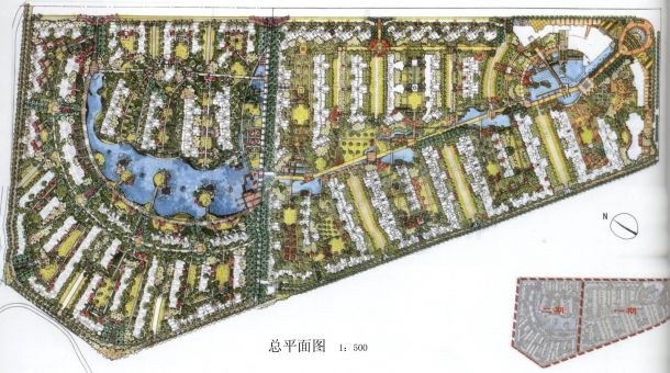 [深圳]居住区一期景观设计方案-图一