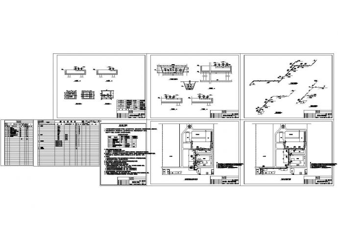 某药厂室外热力管网设计cad全套施工图纸（含设计施工说明）_图1