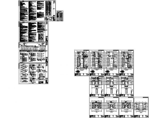 唐山2268.80平方米两层厂区实验楼电气图纸_图1