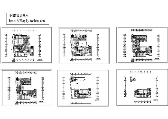 某6层框架结构医院医技楼照明设计cad全套施工图【标注详细】_图1