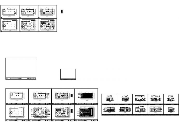 商业空间——专卖店设计（完）cad施工图设计_图1