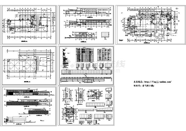 某二层超市（1516.1㎡）建筑施工图设计-图一