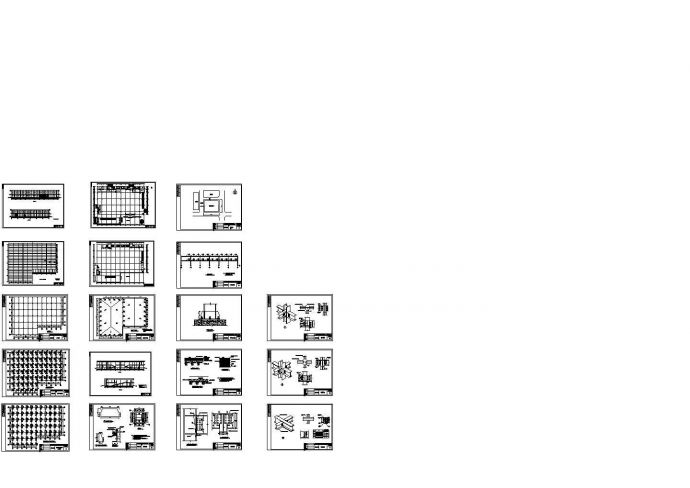 天地购物中心二层建筑结构CAD施工图_图1