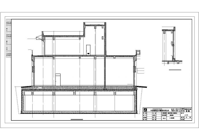 [廊坊市]某二层商业步行街建筑CAD施工图_图1