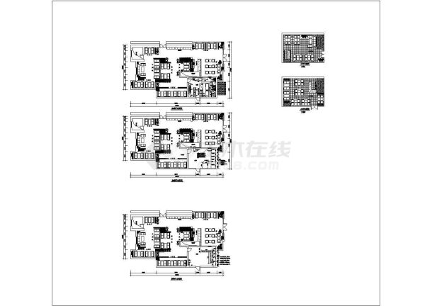 某第5大道咖啡厨房CAD节点剖面大样图纸-图一