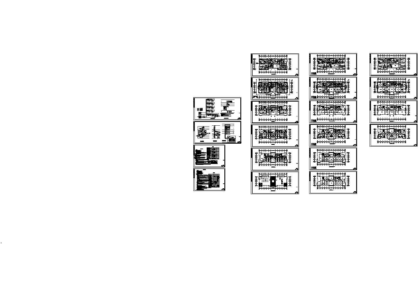 辽宁某办公楼全套电气CAD施工图