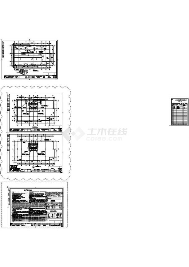 青岛大型住宅区暖通设计施工图，26#楼-图一
