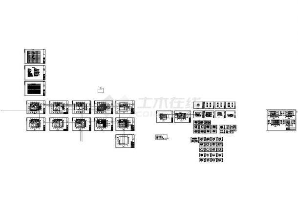 某2层售楼处装修工程设计cad全套施工图【含设计说明】-图一
