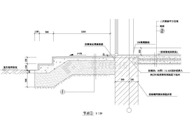 节点CAD图集（楼梯栏杆台阶坡道）-图二