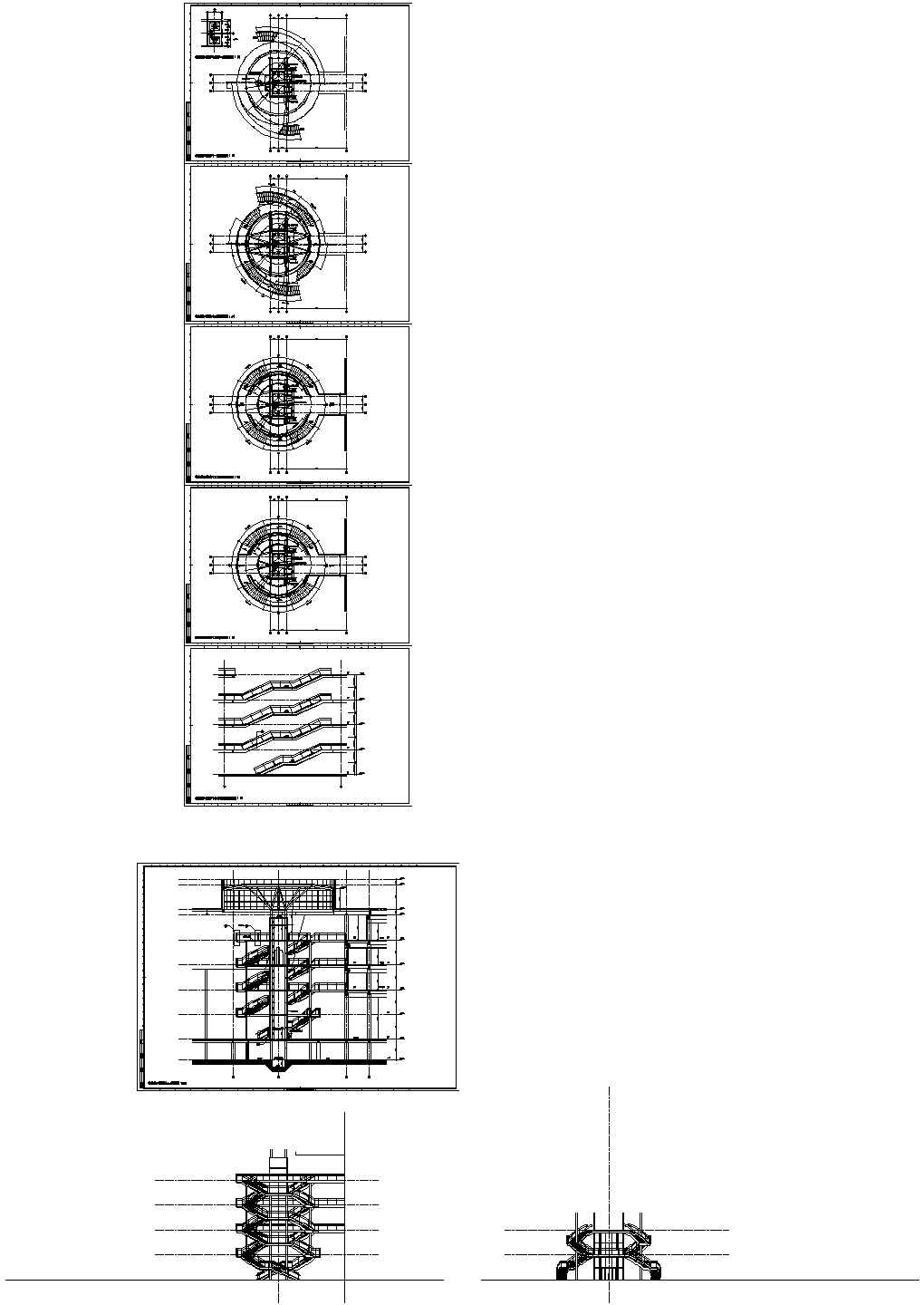 旋转楼梯-1CAD施工图设计