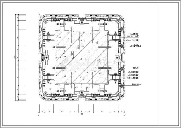 石材柱节点图2CAD施工图设计CAD施工图设计-图一