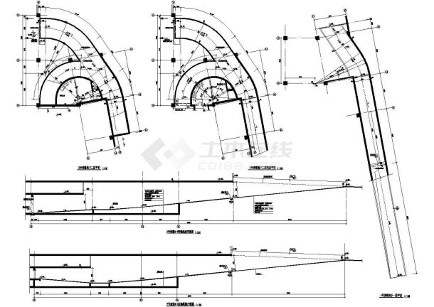 汽车坡道详图（二）CAD施工图设计-图一