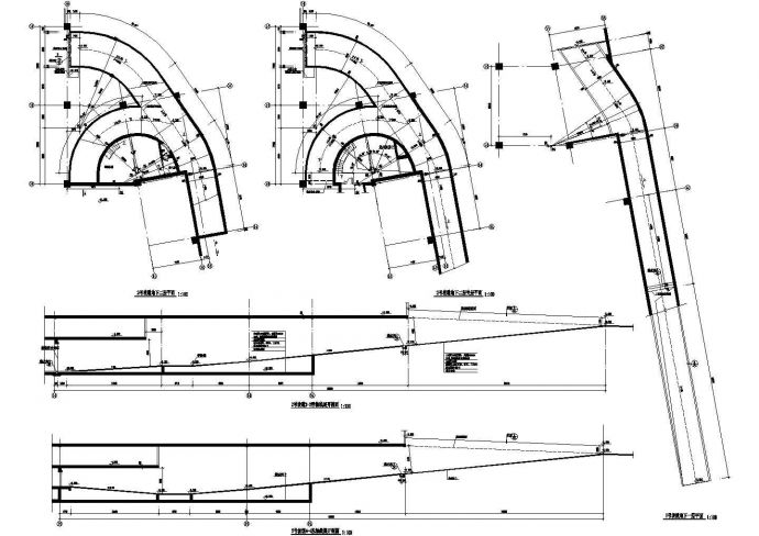 汽车坡道详图（二）CAD施工图设计_图1