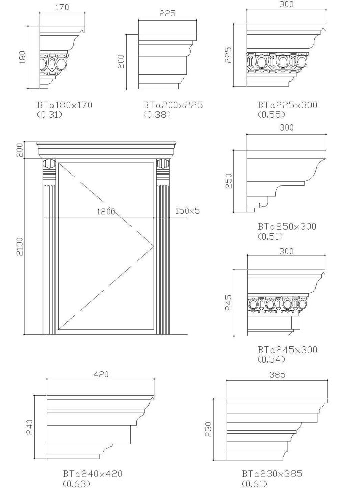 门系列3CAD施工图设计_图1