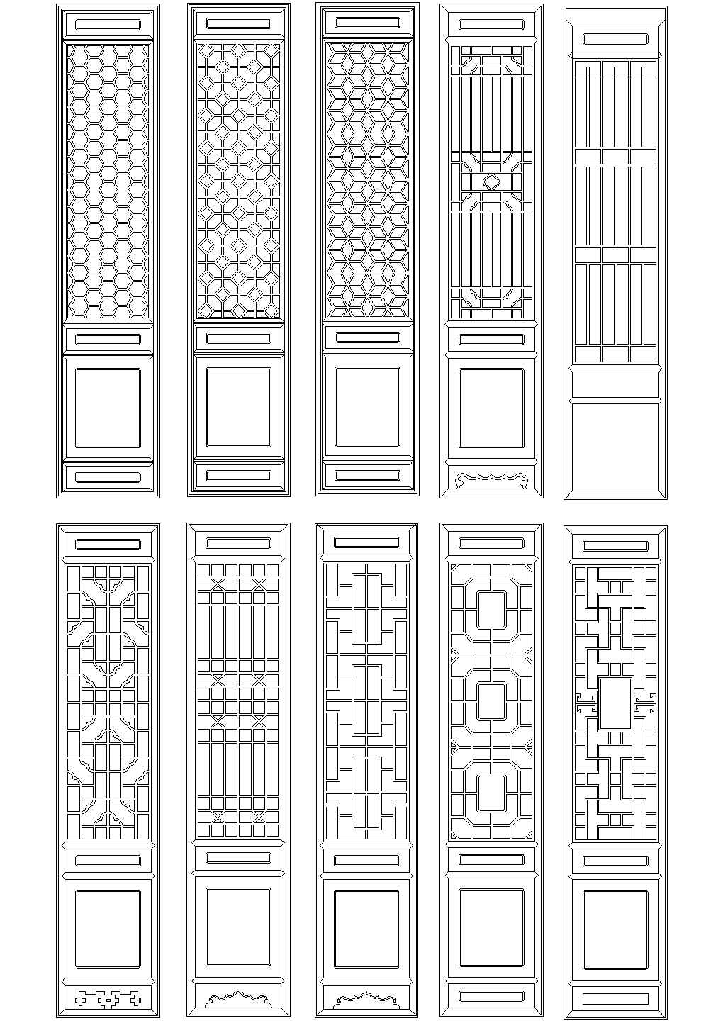 门大样图12CAD施工图设计