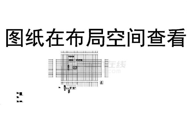 连廊(JS10-3~10-4)CAD施工图设计-图一