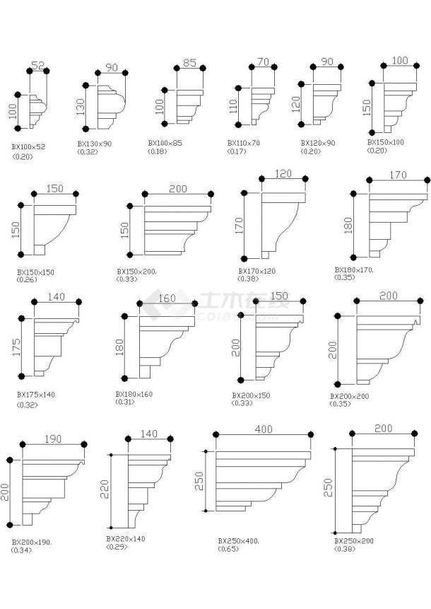 001-线板1(1)CAD施工图设计-图一