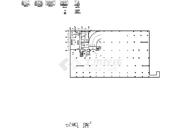 汉唐蜜园二类高层住宅楼工程项目电气设计全套图（含商铺设计）-图二