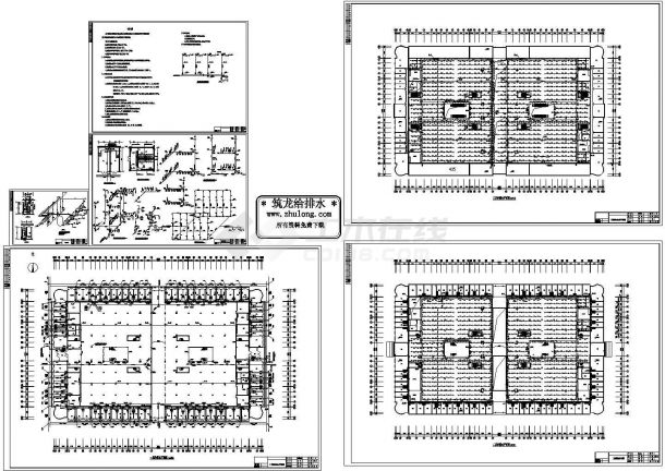 某市钢结构超市给排水、消防全套图-图一