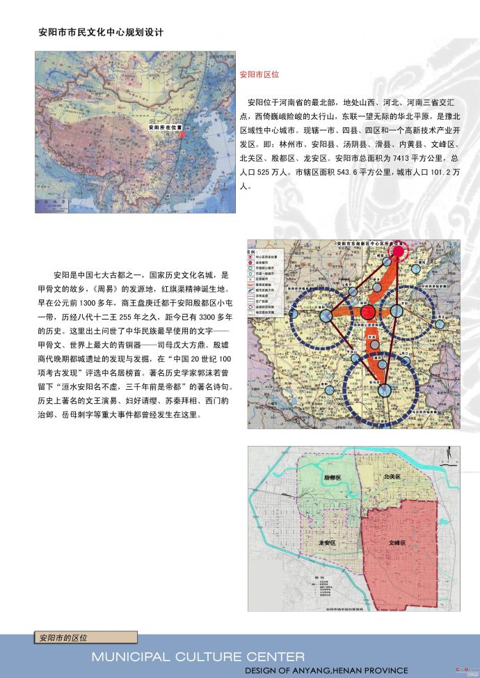 南安阳某市民文化中心景观规划设计方案_图1