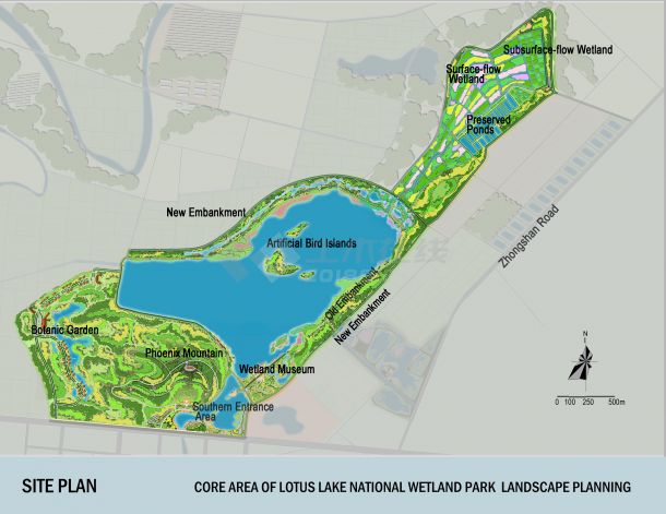铁岭莲花池湿地公园景观设计方案-图一