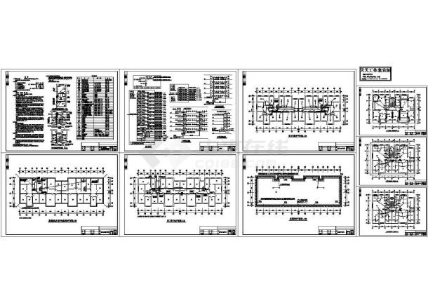 多层住宅楼电气设计施工CAD图设计-图一