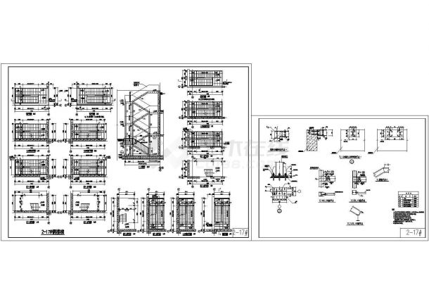 钢梯（一）CAD设计图-图一