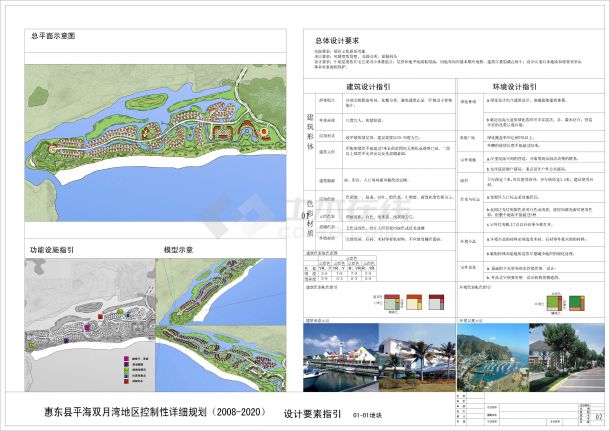 广东惠州惠东平海双月湾地区控制性详细规划-图二